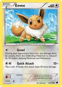 Eevee (89) | 89/116 | Reverse Holofoil | Plasma Freeze