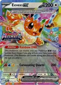 Eevee ex | 075/131 (Prismatic Evolutions Stamp) | Holofoil | Miscellaneous Cards & Products