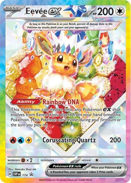 Eevee ex 174 Holofoil SV: Scarlet & Violet Promo Cards