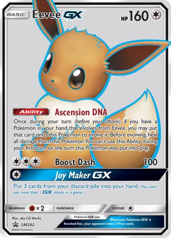 Eevee GX SM242 Holofoil SM Promos Eevee GX SM242 Holofoil SM Promos