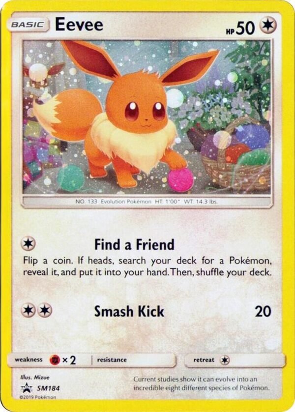 Eevee SM184 (Cosmos Holo) Holofoil SM Promos Eevee SM184 (Cosmos Holo) Holofoil SM Promos