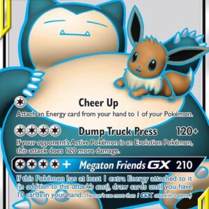 Eevee & Snorlax GX (Full Art) 171/181 Holofoil SM – Team Up