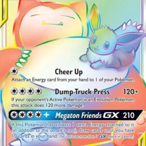 Eevee & Snorlax GX (Secret) 191/181 Holofoil SM – Team Up