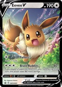 Eevee V | SWSH065 | Holofoil | SWSH: Sword & Shield Promo Cards
