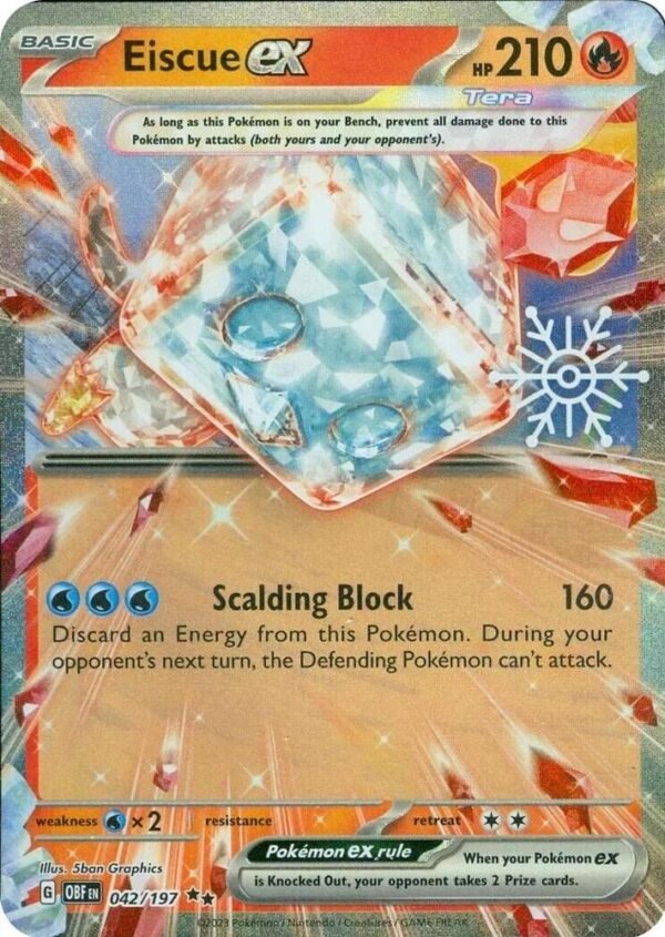 Eiscue ex (Holiday Calendar) 042/197 Holofoil Miscellaneous Cards & Products