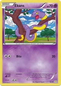 Ekans | 16/30 | Normal | XY Trainer Kit: Sylveon & Noivern