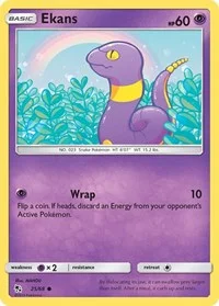 Ekans (25) | 25/68 | Reverse Holofoil | Hidden Fates