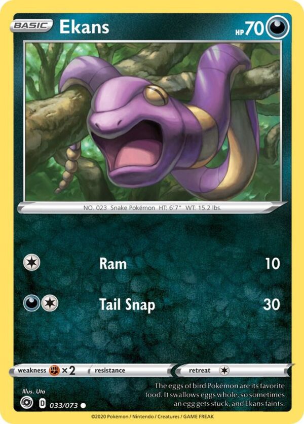 Ekans 33/73 Reverse Holofoil Champion’s Path