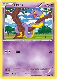 Ekans | 47/146 | Reverse Holofoil | XY Base Set