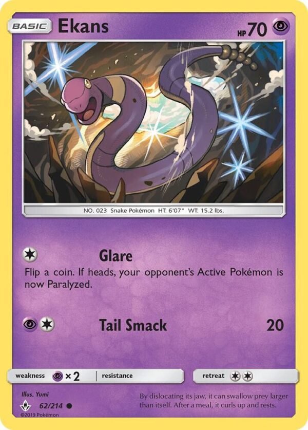 Ekans 62/214 Normal SM – Unbroken Bonds
