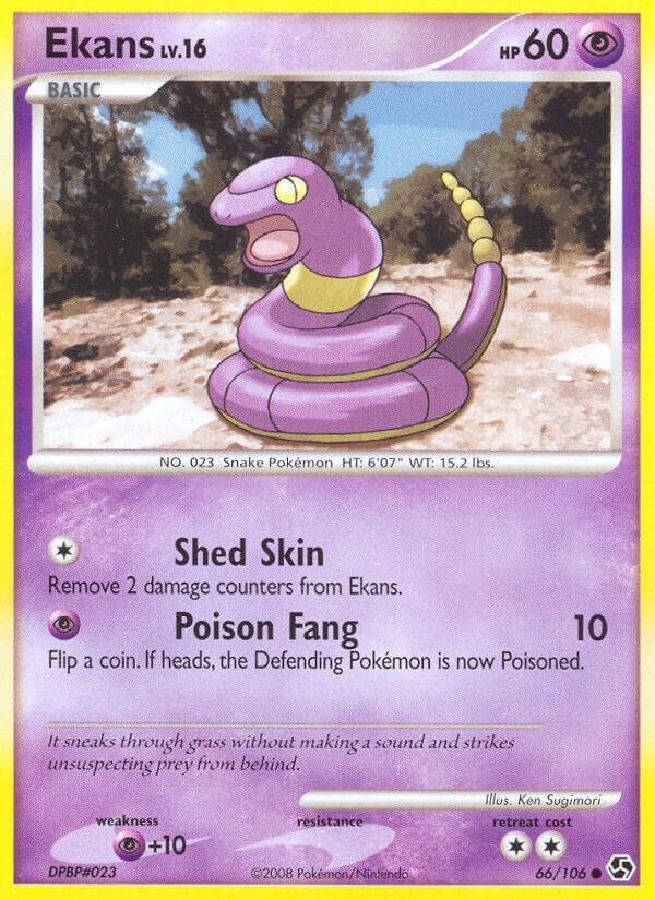 Ekans 66/106 Reverse Holofoil Great Encounters