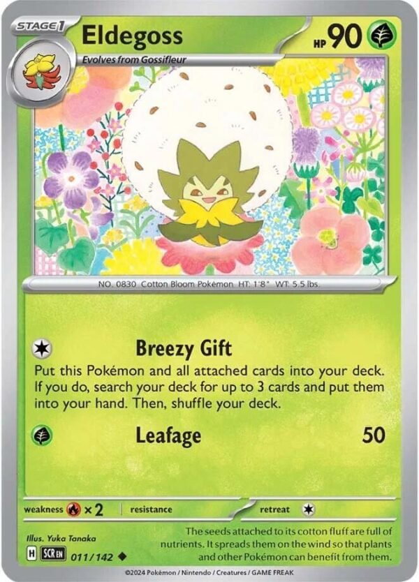 Eldegoss 011/142 Reverse Holofoil SV07: Stellar Crown