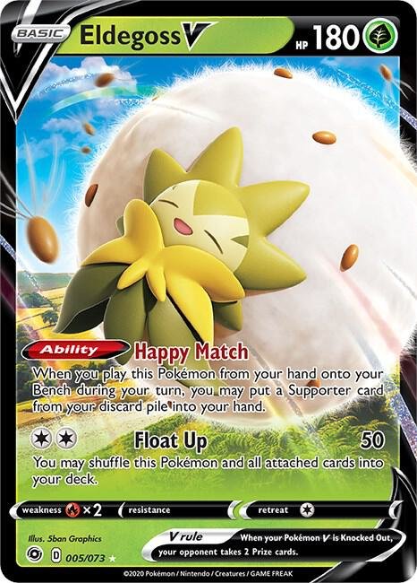 Eldegoss V 05/73 Holofoil Champion’s Path