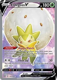 Eldegoss V (Full Art) | 176/192 | Holofoil | SWSH02: Rebel Clash