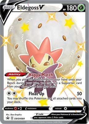 Eldegoss V SWSH084 Holofoil SWSH: Sword & Shield Promo Cards Eldegoss V SWSH084 Holofoil SWSH: Sword & Shield Promo Cards