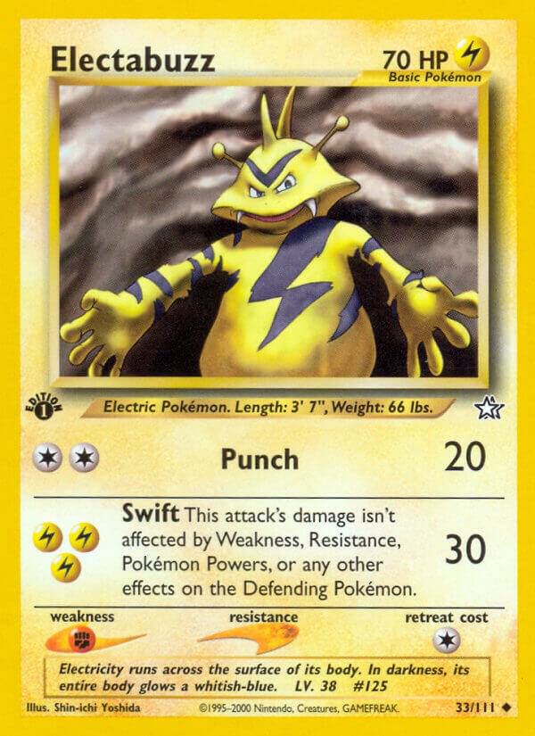 Electabuzz 033/111 1st Edition Neo Genesis Electabuzz 033/111 1st Edition Neo Genesis
