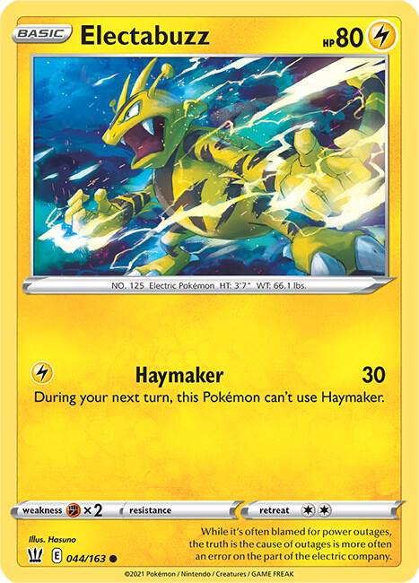Electabuzz 044/163 Normal SWSH05: Battle Styles