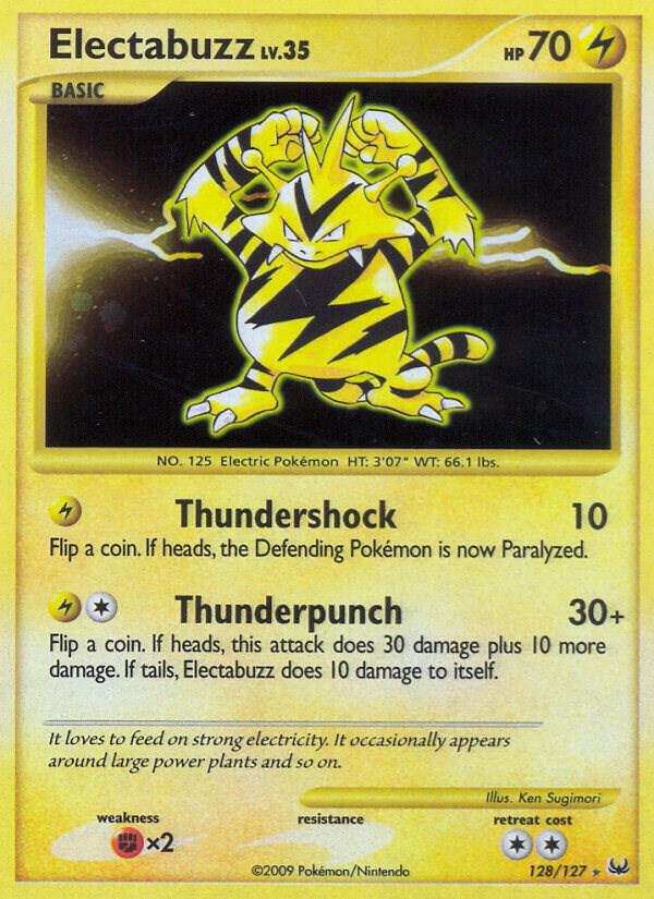 Electabuzz 128/127 Holofoil Platinum