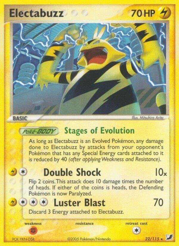 Electabuzz 22/115 Reverse Holofoil Unseen Forces