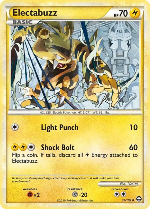 Electabuzz 33/102 Reverse Holofoil Triumphant