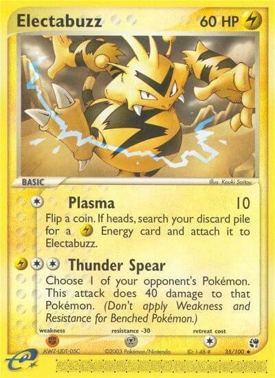 Electabuzz 35/100 Normal Sandstorm Electabuzz 35/100 Normal Sandstorm