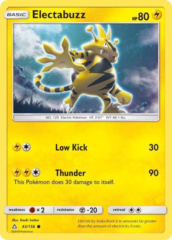 Electabuzz 43/156 Normal SM – Ultra Prism