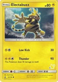 Electabuzz | 43/156 (#6 Pikachu Stamped) | 043/156 | Normal | Battle Academy Electabuzz | 43/156 (#6 Pikachu Stamped) | 043/156 | Normal | Battle Academy
