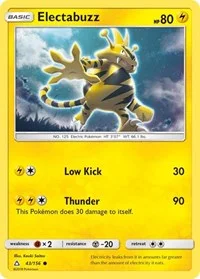 Electabuzz | 43/156 | Reverse Holofoil | SM - Ultra Prism