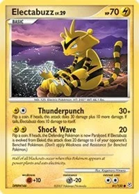 Electabuzz | 81/130 | Reverse Holofoil | Diamond and Pearl