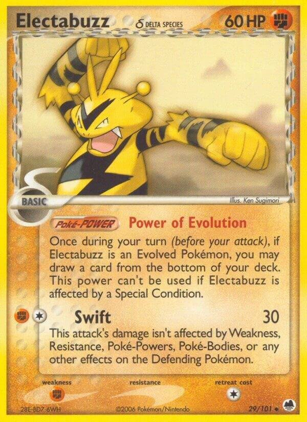 Electabuzz (Delta Species) 29/101 Normal Dragon Frontiers Electabuzz (Delta Species) 29/101 Normal Dragon Frontiers