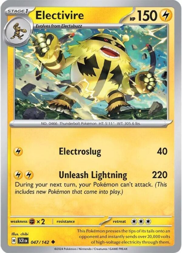 Electivire 047/142 Normal SV07: Stellar Crown Electivire 047/142 Normal SV07: Stellar Crown