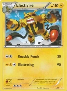 Electivire (25) | 25/30 | Normal | XY Trainer Kit: Pikachu Libre & Suicune Electivire (25) | 25/30 | Normal | XY Trainer Kit: Pikachu Libre & Suicune