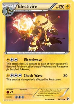 Electivire 54/149 (BW Boundaries Crossed) 054/149 Normal Deck Exclusives