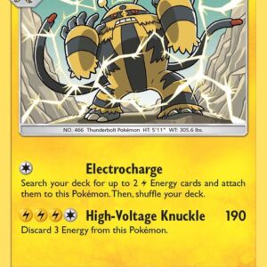 Electivire 72/214 Reverse Holofoil SM – Lost Thunder Electivire 72/214 Reverse Holofoil SM – Lost Thunder