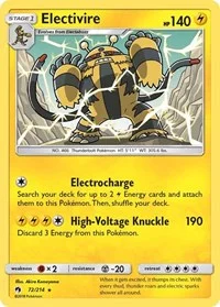 Electivire | 72/214 | Reverse Holofoil | SM - Lost Thunder Electivire | 72/214 | Reverse Holofoil | SM - Lost Thunder