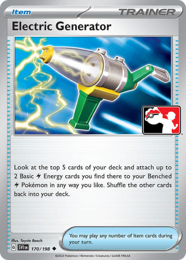 Electric Generator 170/198 Holofoil Prize Pack Series Cards