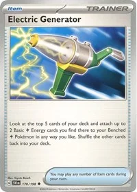 Electric Generator | 170/198 | Reverse Holofoil | SV01: Scarlet & Violet Base Set