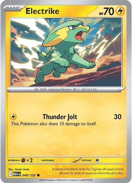 Electrike 049/132 Normal ME01: Mega Evolution