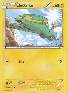 Electrike (11) 11/30 Normal XY Trainer Kit: Pikachu Libre & Suicune