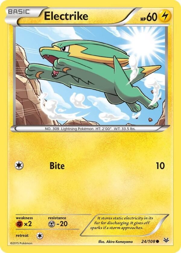 Electrike 24/108 Reverse Holofoil XY – Roaring Skies