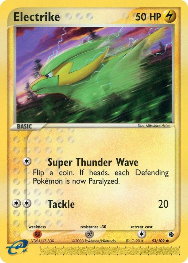 Electrike 53/109 Reverse Holofoil Ruby and Sapphire Electrike 53/109 Reverse Holofoil Ruby and Sapphire