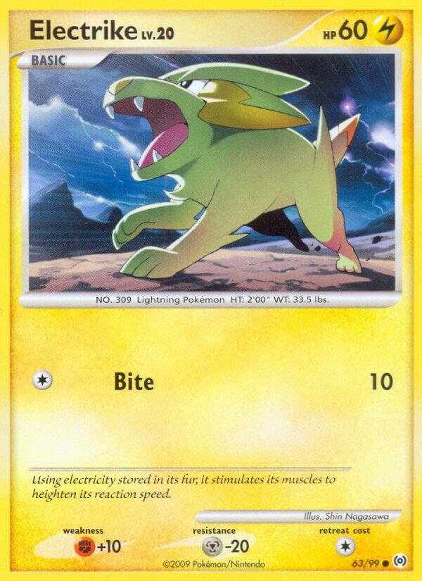 Electrike (63) 63/99 Reverse Holofoil Arceus