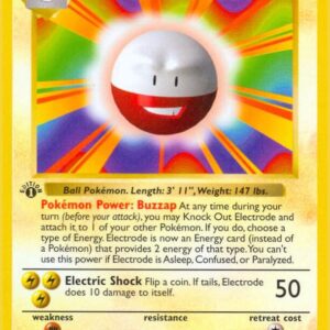 Electrode 021/102 1st Edition Base Set (Shadowless)