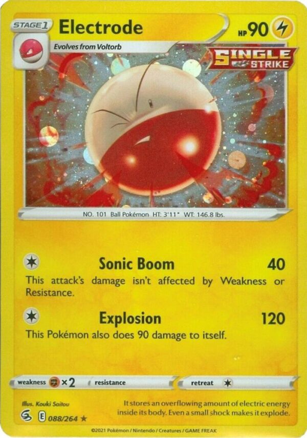 Electrode 088/264 (Cosmos Holo) Holofoil Miscellaneous Cards & Products Electrode 088/264 (Cosmos Holo) Holofoil Miscellaneous Cards & Products