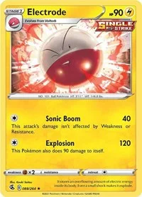 Electrode | 088/264 | Reverse Holofoil | SWSH08: Fusion Strike