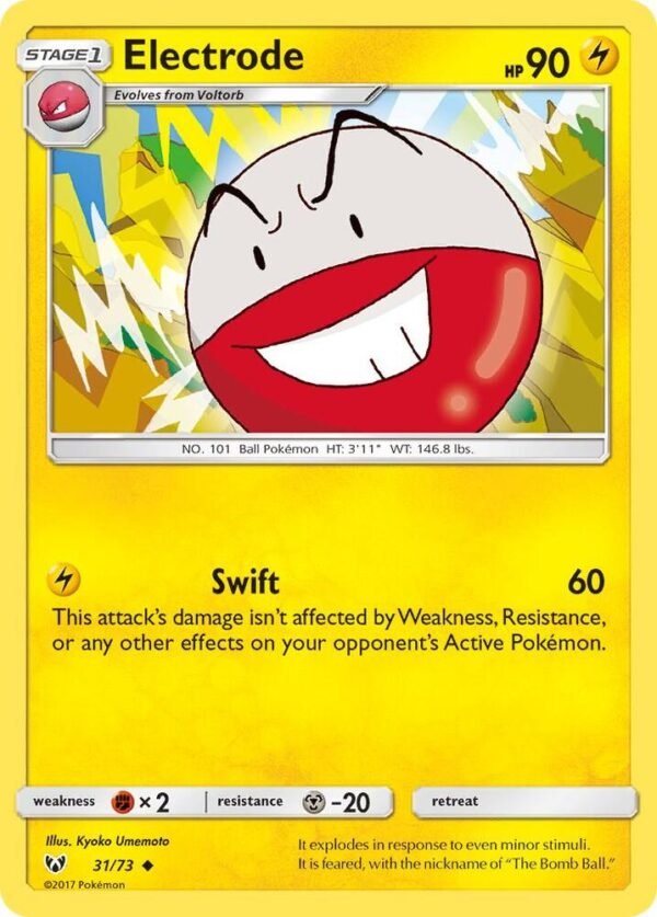 Electrode 31/73 Reverse Holofoil Shining Legends