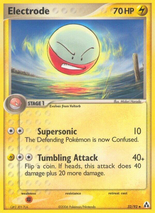Electrode 32/92 Reverse Holofoil Legend Maker Electrode 32/92 Reverse Holofoil Legend Maker
