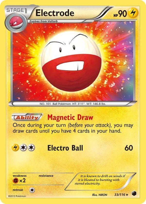 Electrode 33/116 Reverse Holofoil Plasma Freeze Electrode 33/116 Reverse Holofoil Plasma Freeze
