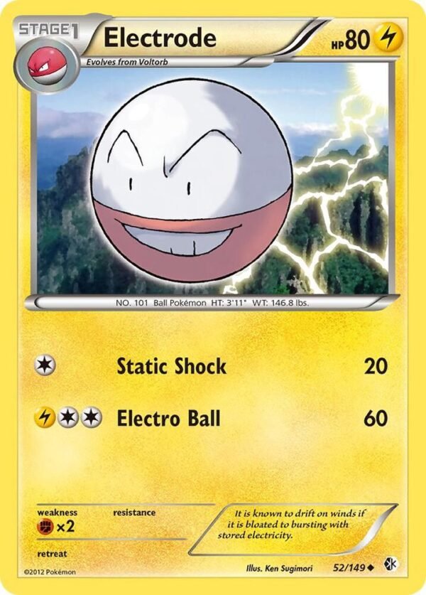 Electrode 52/149 Reverse Holofoil Boundaries Crossed Electrode 52/149 Reverse Holofoil Boundaries Crossed