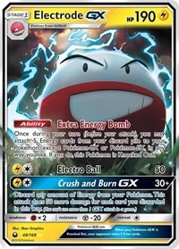 Electrode GX | 48/168 | Holofoil | SM - Celestial Storm